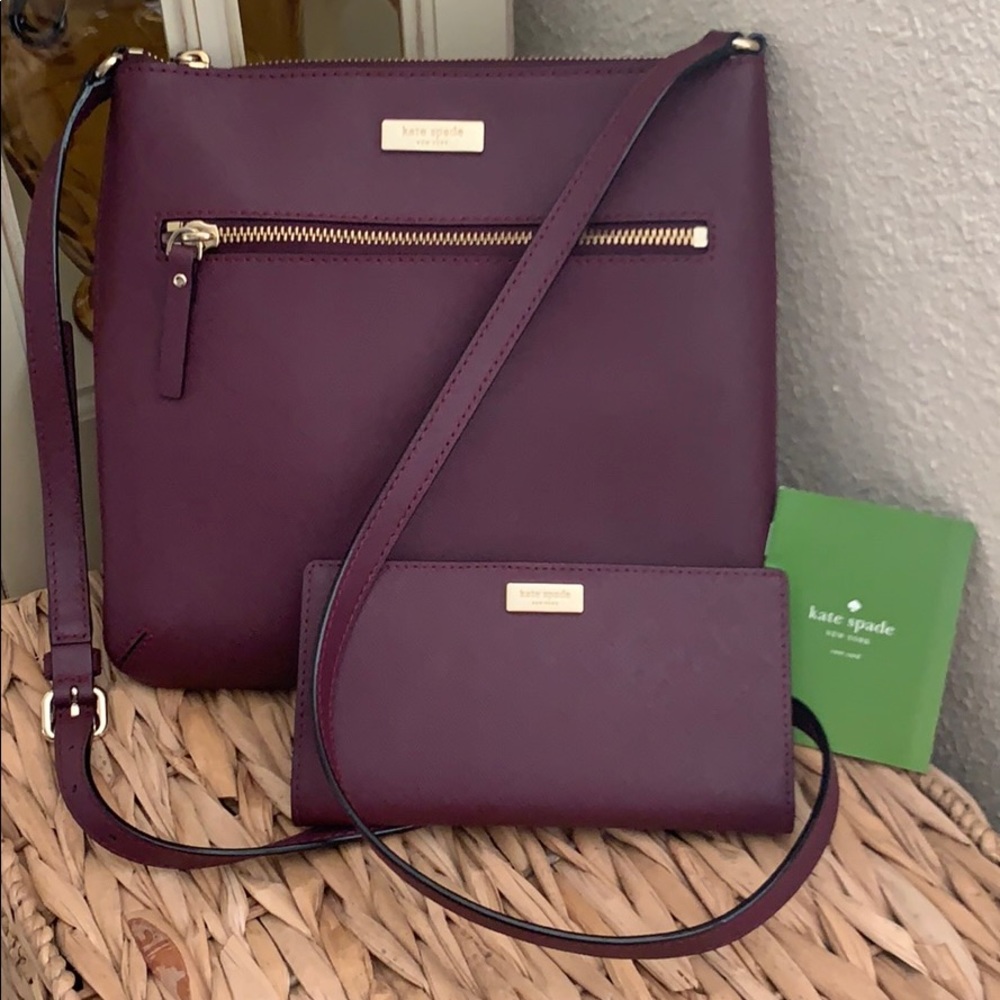 Kate Spade Rima Crossbody with matching wallet♠️🍁